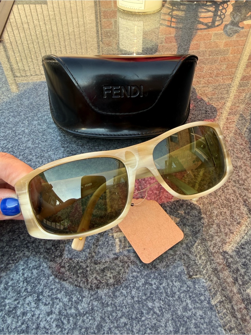 Fendi Y2K FS 1001M 264 125 Rectangular Shield Sunglasses
